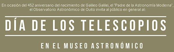 DÍA DE LOS TELESCOPIOS