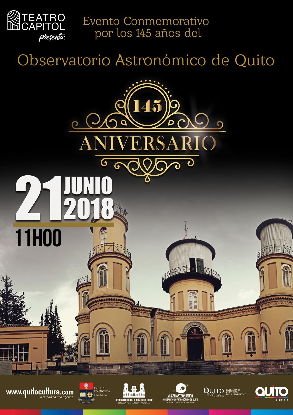 Evento conmemorativo por los 145 años del OAQ
