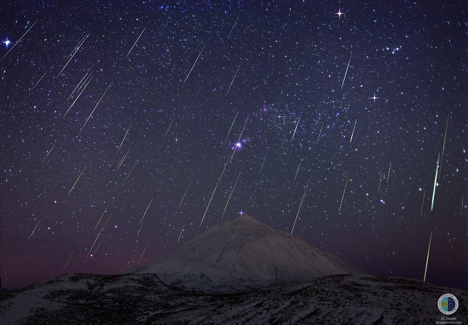 Lluvia de meteoros del cometa Halley