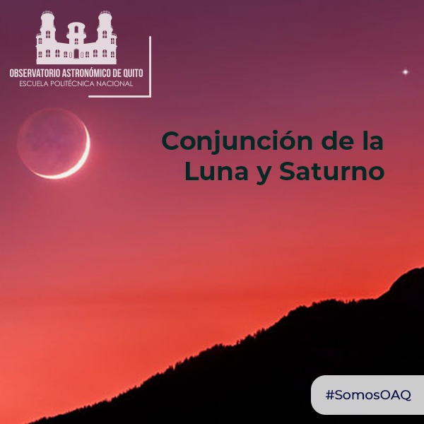 Conjunción Luna y Saturno
