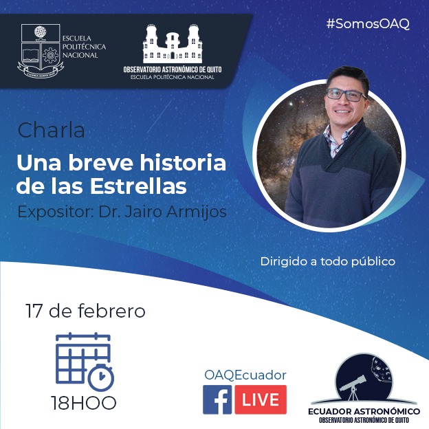 Teleconferencia virtual de divulgación “Una breve historia de las Estrellas”