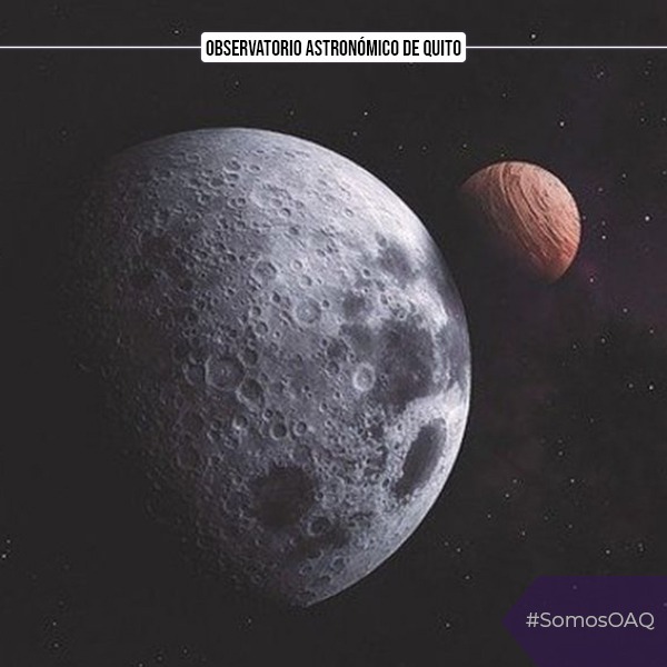 Conjunción Luna Marte