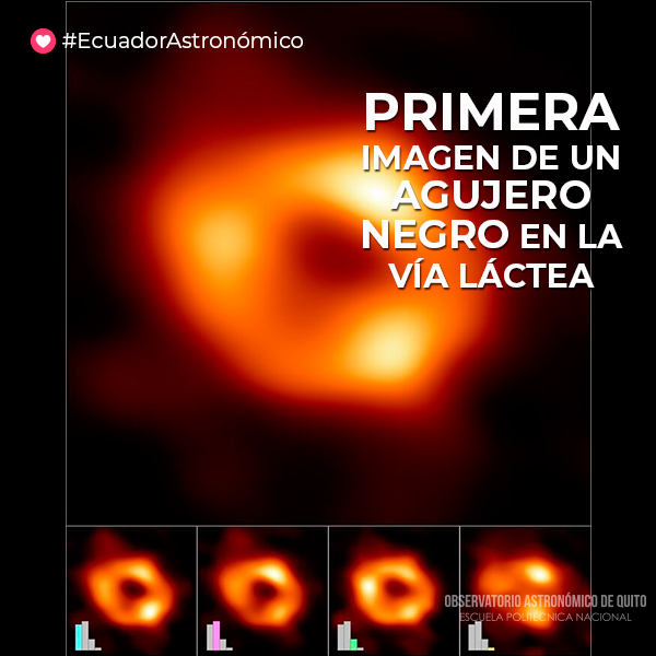 Científicos revelan la primera imagen del agujero negro en el corazón de la Vía Láctea
