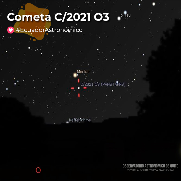BOLETÍN DE PRENSA: Cometa C/2021 O3 (PanSTARRS)