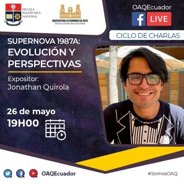 Conferencia virtual: “Supernova 1987A: evolución y perspectivas”