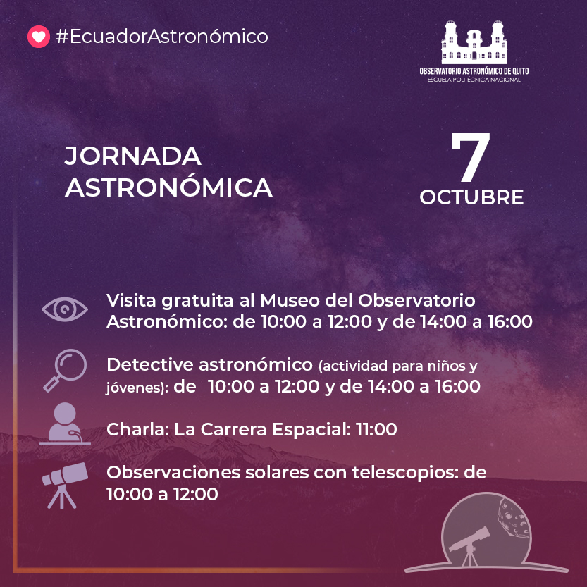 Semana Mundial del Espacio Jornada de actividades en el Observatorio Astronómico de Quito