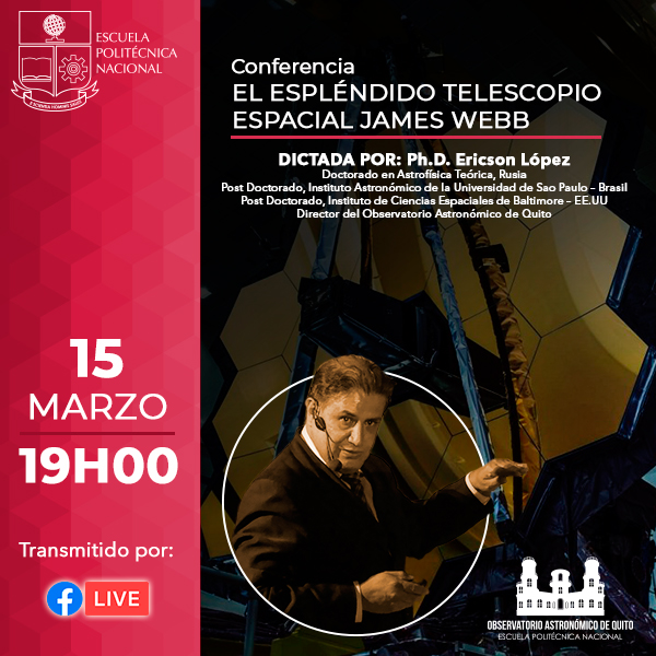 Conferencia virtual: “El espléndido telescopio James Webb”