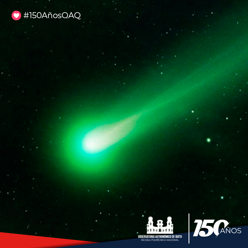BOLETÍN DE PRENSA: Raro cometa verde visible por primera vez en 50 mil años