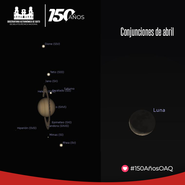 BOLETÍN DE PRENSA: Conjunciones de abril