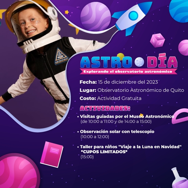 Astrodía:  “Navidad Astronómica, en el Observatorio Astronómico de Quito”