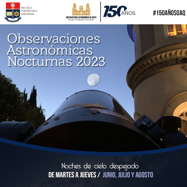 BOLETÍN DE PRENSA: Observaciones Astronómicas Nocturnas 2023