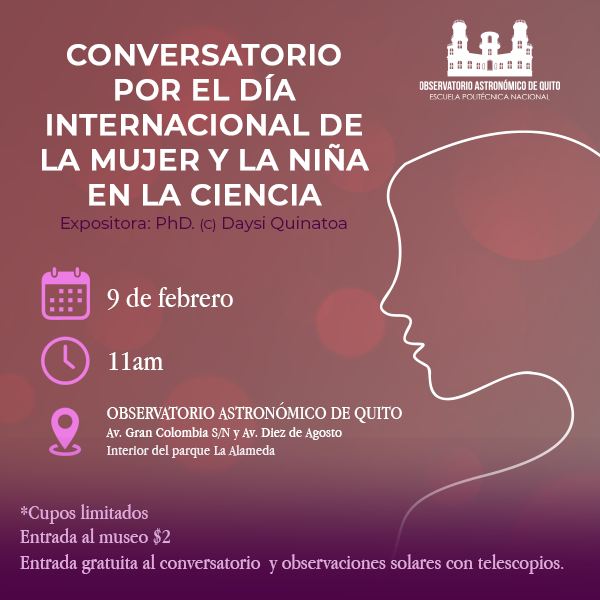 BOLETÍN INFORMATIVO: CONVERSATORIO POR EL DÍA INTERNACIONAL DE LA MUJER Y LA NIÑA EN LA CIENCIA