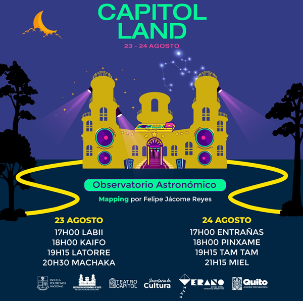 Boletín Informativo: El Observatorio Astronómico en Capitol Land – ¡Explora el Universo en el Festival de Música Electrónica y Arte Visual!