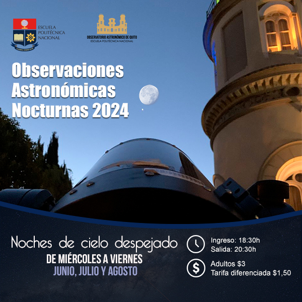 BOLETÍN DE PRENSA: Observaciones Nocturnas 2024