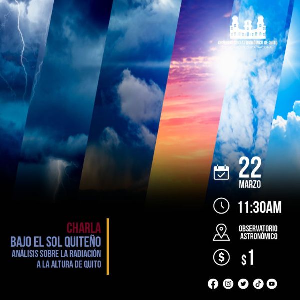BOLETÍN INFORMATIVO: “Agenda de actividades en el Observatorio Astronómico de Quito”