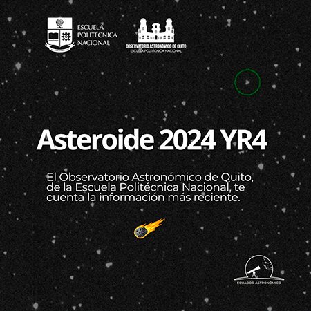 SEGUNDO BOLETÍN DE PRENSA: Asteroide 2024 YR4
