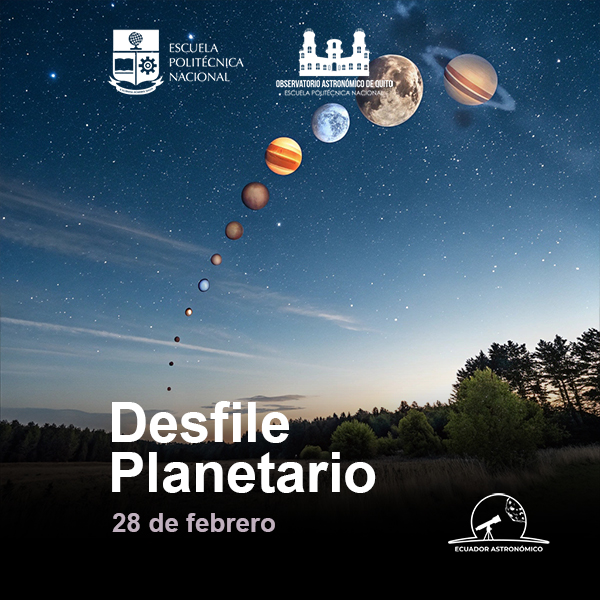 BOLETÍN DE PRENSA: Desfile planetario